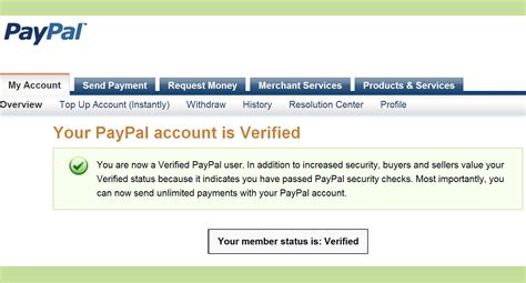 How to verify PayPal .